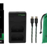 Patona 161964 Premium NP-FW50 Sony İkili USB-C Şarj Cihazı + PD20W Adaptör