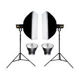 PATONA 4281 COB-200 Watt Bi Color İki'li Kit LED Video Işığı