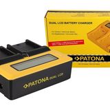 Patona 7580 Sony np-fw50 için Çift Lcd Usb Şarj Cihazı