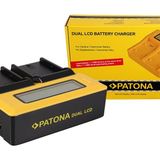 Patona Dual LCD Akü Şarj Cihazı Canon LP-E6