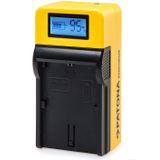 Patona LCD TOP şarj cihazı - Micro-USB girişi/USB çıkışlı Sony NP-FZ100 akü ile uyumlu, üçüncü bir cihazın şarjı için (akıllı telefon vs.)