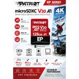 Patriot Ep Series 128GB Microsdxc V30 A1 U3 Class 10 Hafıza Kartı + Sd Adaptör PEF128GEP31MCX