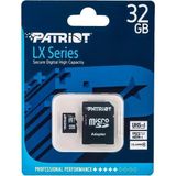 Patriot LX Series PSF32GMCSDHC10 Class 10 UHS-I 32 GB Micro SD Kart