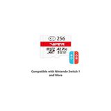 Patriot Viper Gaming 256GB Micro Sd Hafıza Kartı V30 A2 U3 Uhs-I Class 10 100MB/S 4K UHD | Drone | Aksiyon Kamera | Nintendo