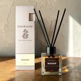 Patron Home Woody Bambu Çubuklu Oda Kokusu 100 ml | Odunsu, Vanilya ve Amber Notaları