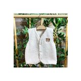 PATSAN Peluş Polar Teddy Bebek Yelek Ayı