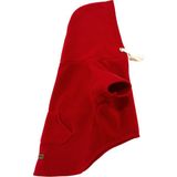 Patte Zone Ant Red -Kanguru Cepli Kedi-Köpek Polar Hoodie Sweatshirt - Kırmızı - XS