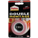 PATTEX DUBLE MONTAGE ÇİFT TARAFLI BANT 19MMX1,50M ÜCRETSİZ KARGO