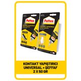 Pattex Kontakt Yapıştırıcı Seti - Deri, Kauçuk, Ahşap 50g + Metal, Plastik, Cam 50g