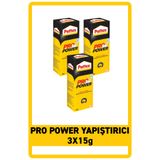 Pattex Pro Power Japon Yapıştırıcısı 15G, 3'lü Paket - --