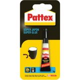 Pattex | Süper Japon Yapıştırıcı, 3 Gr, Hızlı Kuruma, Porselen, Deri, Seramik, Kauçuk, Metal ve Karton Için - Şeffaf