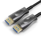 Paugge AOC Fiber Displayport Kablo - 32.4Gbps, 8K 60Hz, 4K 120Hz, 4K 60Hz, HDR (10 Metre)