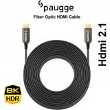 Paugge Aoc Fiber HDMI 2.1 Kablo - 48GBPS, 8k 60Hz, 4K 120Hz, 4K 60Hz, Earc, Hdr, D-Hdr, Hdcp2.3, Dol