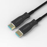 Paugge Ultra Sertifikalı AOC Fiber Hdmi 2.1 Kablo - 48Gbps, 8K 60Hz, 4K 120Hz, 4K 60Hz, eARC, HDR, D-HDR, HDCP2.3, Dolby Vision, Dolby Atmos (10 Metre)