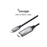 Paugge USB C to HDMI Kablo - HDMI 2.1, Thunderbolt 4/3, 8K60Hz, 4K144Hz , 2 Metre () CHD21-PRO