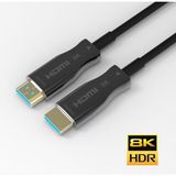Paugge ZIRHLI Aoc Fiber HDMI 2.1 Kablo - 48GBPS, 8k 60Hz, 4K 144Hz, 4K 120Hz, 4K 60Hz, 1080p 240Hz, Earc, Hdr, D-Hdr, Hdcp2.3, Dolby Vision, Dolby Atmos (100 Metre)
