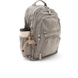Paul Brand Unisex Suya Dayanıklı Renkli Krinkıl Kumaş Çok Gözlü Orta Boy Laptop Okul ve Sırt Çantası PS3013 - Tek Ebat - Bej