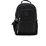 Paul Brand Unisex Suya Dayanıklı Renkli Krinkıl Kumaş Çok Gözlü Orta Boy Laptop Okul ve Sırt Çantası PS3013 - Tek Ebat - Siyah