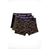 Paul Kenzie 3'lü Erkek Boxer - Camo - Çok Renkli