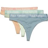 Paul Kenzie 3'lü Kadın String Külot - Eco Characters - Soothing - Çok Renkli