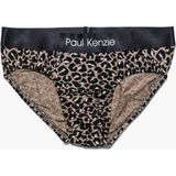 Paul Kenzie Desenli Erkek Slip Külot - Leopard - Çok Renkli