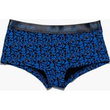 Paul Kenzie Desenli Kadın Boyshort Külot - Goose - Mavi