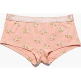 Paul Kenzie Desenli Kadın Boyshort Külot - Noodle - Turuncu - XS