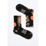 Paul Kenzie Smile - Dye Unisex Batik Desenli Dikişsiz Tenis Çorap - Sundown - 36 - 41 - Çok Renkli
