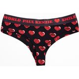 Paul Kenzie | Smileyworld - Kadın Cheeky Külot 1 - Siyah - XS