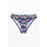 Paul Kenzie Unique Effect Flamingo Desenli Kadın Slip Külot