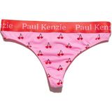 Paul Kenzie Valentine Collection - Kadın String Külot - Cherries On Top - Pembe