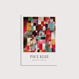 Paul Klee – Red, Green and Violet – Yellow Rhythms Tablo Çerçeveli Poster Duvar Dekorasyonu - 30 x 40 - Çerçevesiz Poster