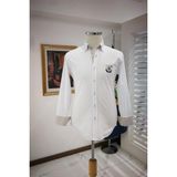 Paul Martin Biyeli Armalı Regular Fit Pamuklu Gömlek - Kahverengi - 3XL