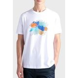 Paul & Shark % 100 Pamuk Regular Fit Bisiklet Yaka Logolu T Shirt Erkek T Shirt 24411013 010 - Beyaz