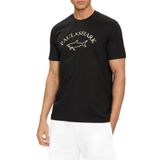 Paul & Shark % 100 Pamuk Regular Fit Bisiklet Yaka Logolu T Shirt Erkek T Shirt 24411032 011