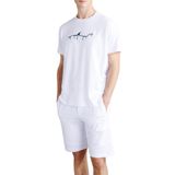 Paul & Shark % 100 Pamuk Regular Fit Bisiklet Yaka Logolu T Shirt Erkek T Shirt 24411052 010