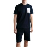 Paul & Shark % 100 Pamuk Regular Fit Bisiklet Yaka Logolu T Shirt Erkek T Shirt 24411064 013