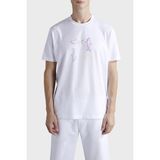 Paul & Shark % 100 Pamuk Regular Fit Bisiklet Yaka Logolu T Shirt Erkek T Shirt 24411088 010 - Beyaz