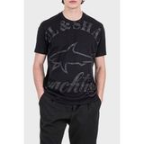 Paul & Shark % 100 Pamuk Regular Fit Bisiklet Yaka T Shirt Erkek T Shirt 22411018 011 - Siyah - XS