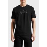 Paul & Shark % 100 Pamuk Regular Fit Bisiklet Yaka T Shirt Erkek T Shirt 23411198 011
