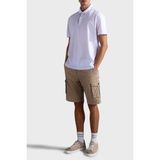 Paul & Shark % 100 Pamuk Regular Fit Düğmeli Polo Yaka T Shirt Erkek Polo Yaka T Shirt 24411259 010 - Beyaz - XS