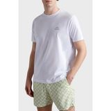 Paul & Shark % 100 Pamuk Regular Fit Sırt Baskılı T Shirt Erkek T Shirt 24411087 010