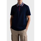 Paul & Shark % 100 Pamuk Regular Fit Yarım Fermuarlı Polo Yaka T Shirt Erkek Polo Yaka T Shirt 24411288 013 - Lacivert - XS