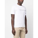 Paul & Shark 23411033-010 Beyaz Logolu Basic Regular Fit Kısa Kollu Erkek Tişört