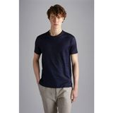 Paul & Shark 24411009-013 Lacivert Relaxed Fit Kısa Kollu Basic Erkek Tişört
