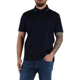 Paul & Shark 25411268-013 Lacivert Düğme Kapama Kısa Kol Pamuk Polo Yaka Erkek Tişört