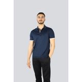 Paul & Shark 25411312-013 Lacivert Pamuklu Normal Kesim Kısa Kollu Polo Yaka Erkek Tişört