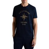 Paul & Shark Baskılı % 100 Pamuk Regular Fit Bisiklet Yaka T Shirt Erkek T Shirt 24411133 013