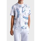 Paul & Shark Baskılı Pamuklu Regular Fit Bisiklet Yaka T Shirt Erkek T Shirt 24411103 010 - Beyaz - XS