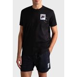 Paul & Shark Baskılı Pamuklu Regular Fit Bisiklet Yaka T Shirt Erkek T Shirt 24411117 011 - Siyah - XS